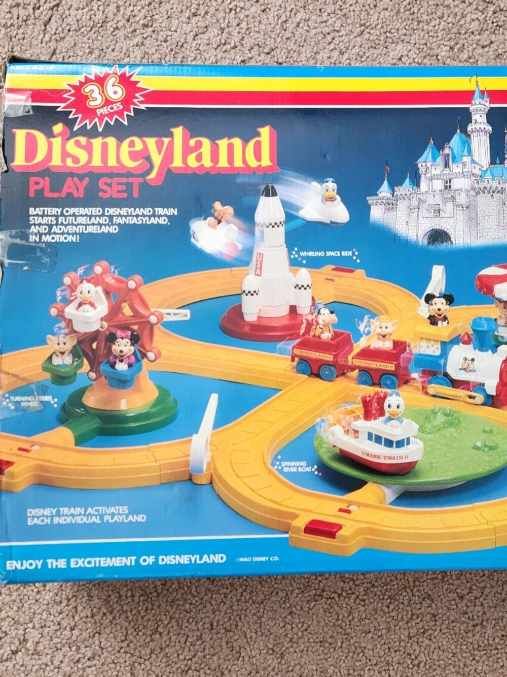 Vintage Disneyland Play Set*AS IS*